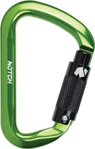 Karabinek Notch D ALUMINIUM