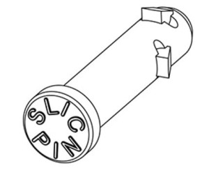 Dolny aluminiowy pin do ROPE RUNNER PRO (nr 9)