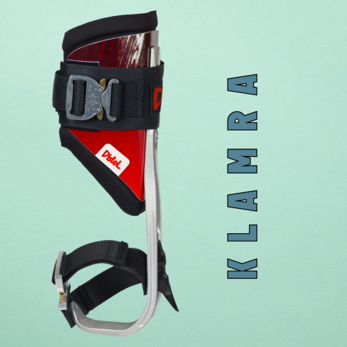 Drzewołazy Distel ALU 3.1 klamra- typ kolca KRÓTKIE