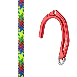 Hak DMM Captain z liną Hercules 10 mm z zaplotem