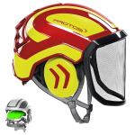 Kask Protos Integral ARBORIST czerwono-żółty