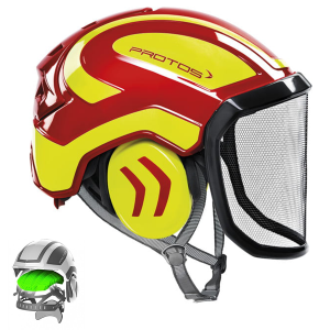Kask Protos Integral ARBORIST czerwono-żółty