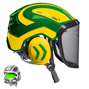 Kask Protos Integral ARBORIST zielono-żółty