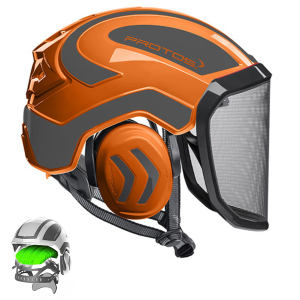 Kask Protos Integral ARBORIST pomarańczowo-szary