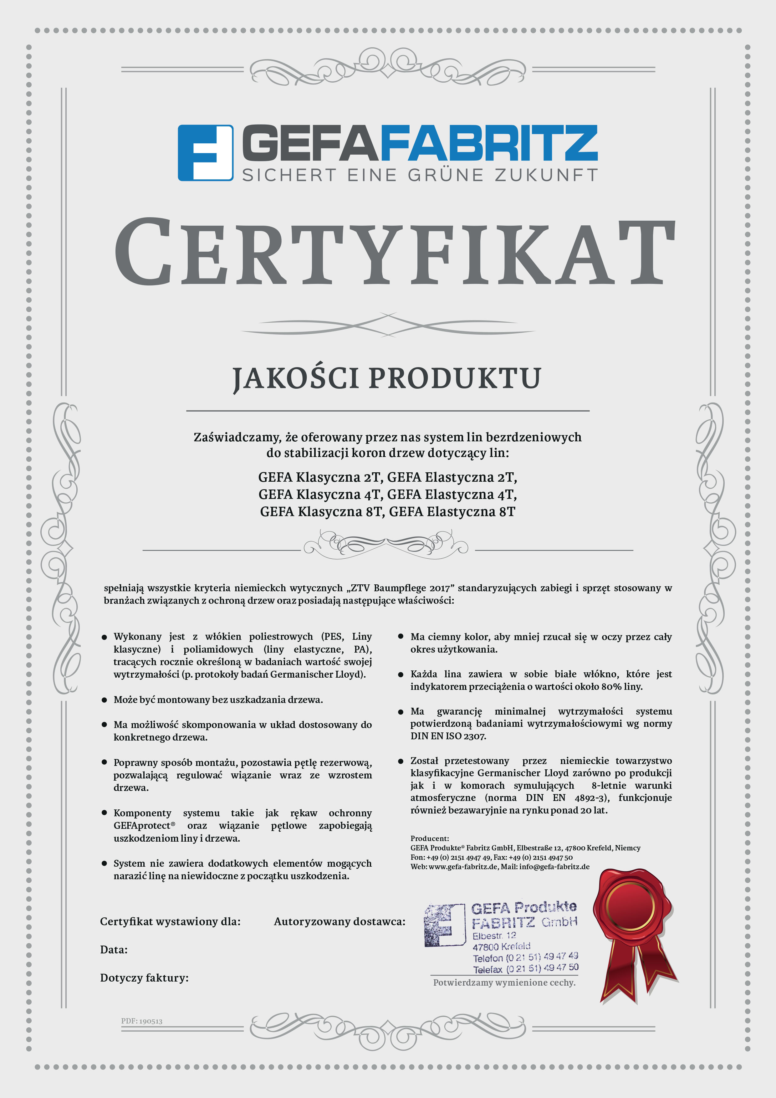 Certyfikat